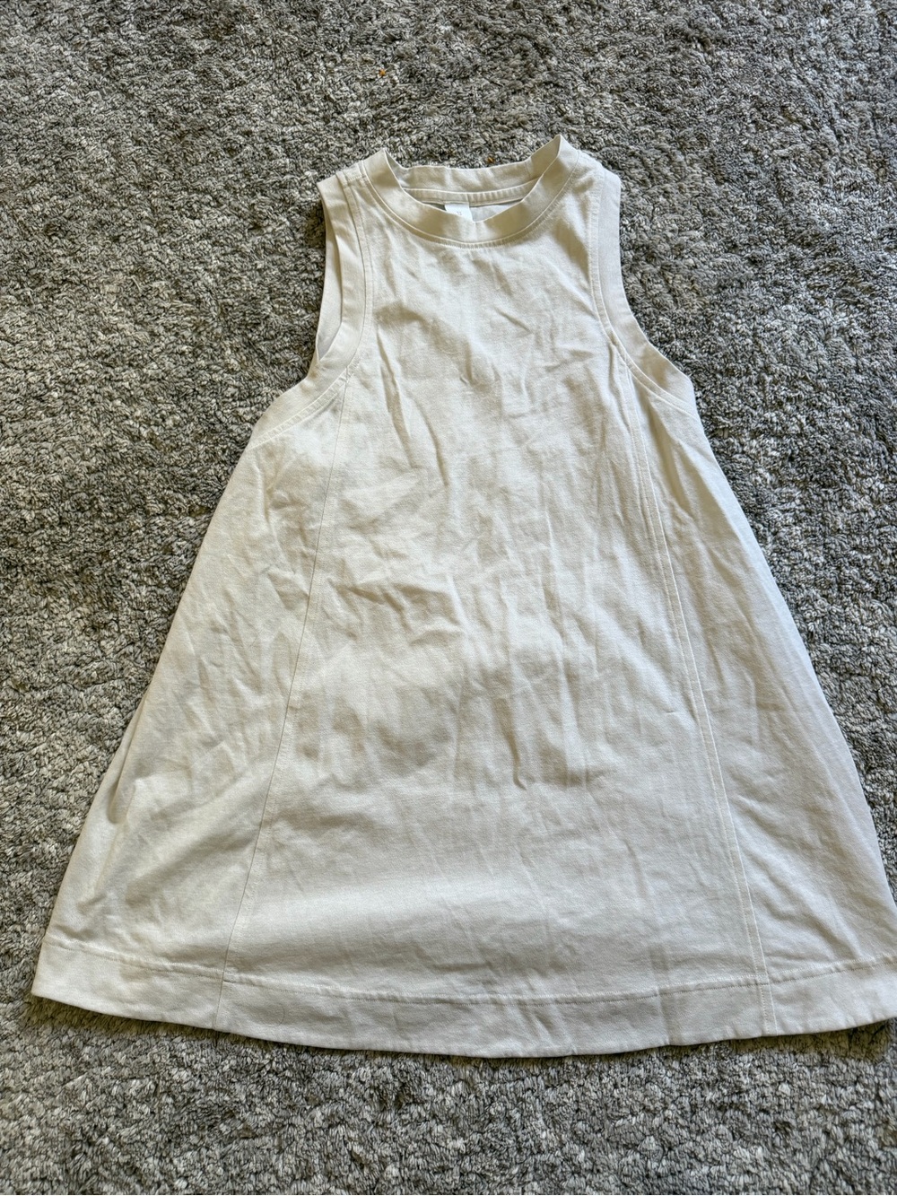 lululemon athletica Cream A-Line Tank Top